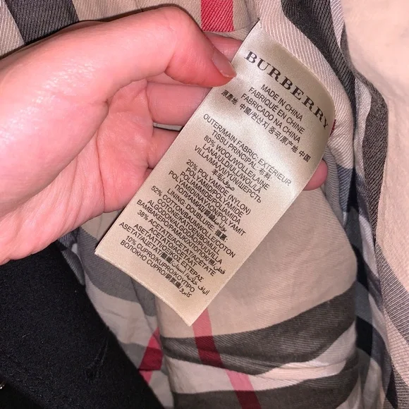 Burberry Brit Black Wool Jacket